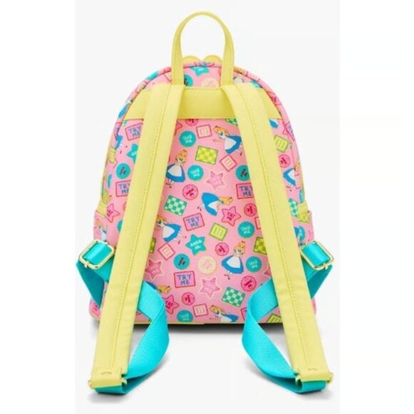 ✨ NWT! Loungefly Disney Alice in Wonderland “Eat Me Cookie” Mini Backpack - Picture 6 of 12